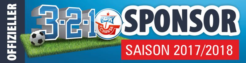 3-2-1 Sponsor des F.C. Hansa Rostock